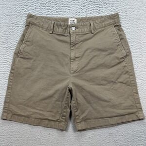 Flint and Tinder Shorts Mens 32 Tan Khaki Casual Hiking 6.5" Inseam